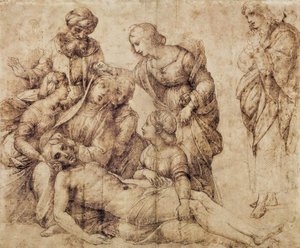 Lamentation - Raffaello Sanzio Raphael